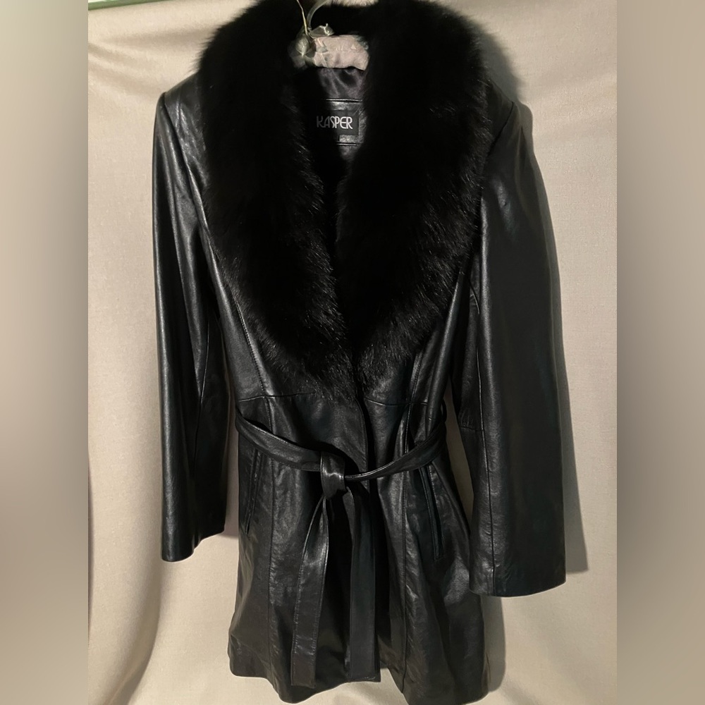 Kasper Leather Jacket.